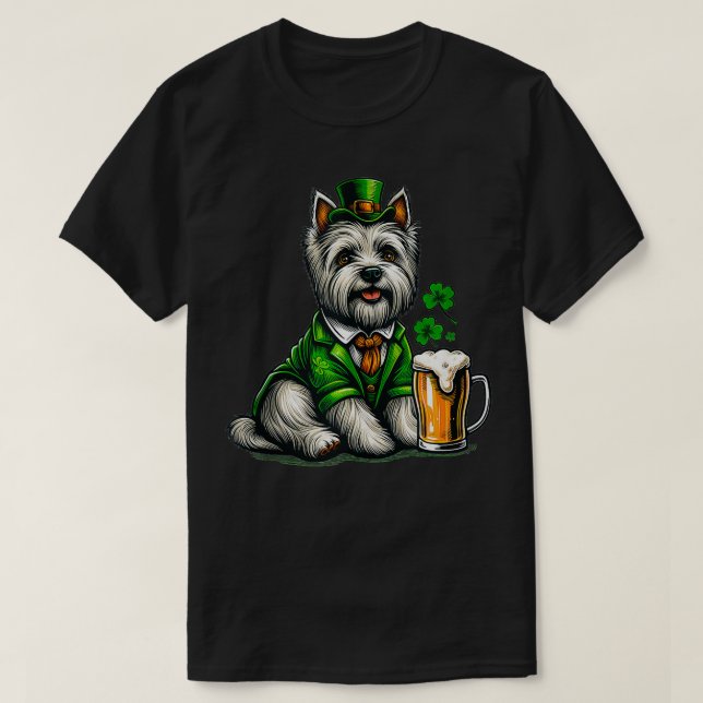 Camiseta Skye Terrier Costume Día de San Padys para Lover D (Diseño del anverso)