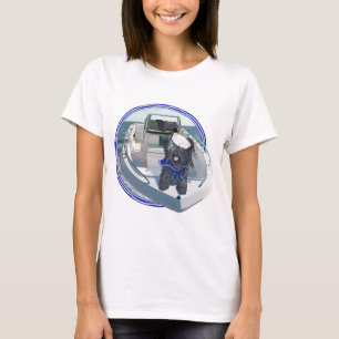Camiseta Skye Terrier en el barco