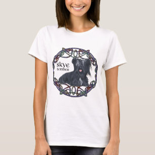 Camiseta Skye Terrier en Nudo Celta
