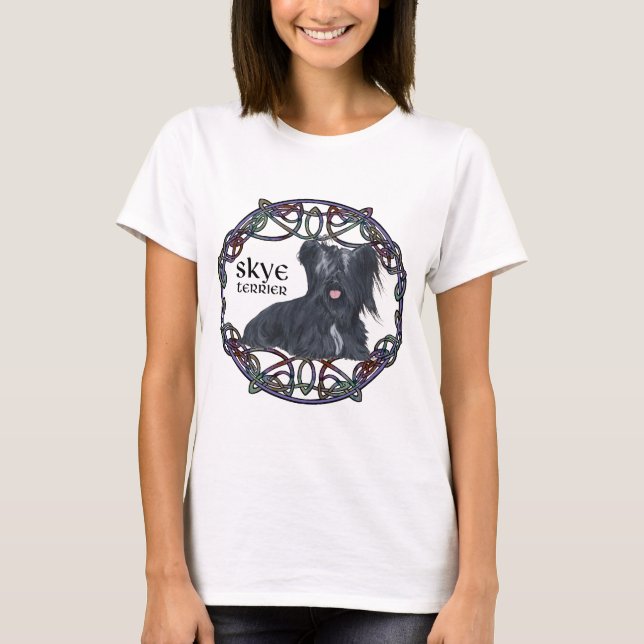 Camiseta Skye Terrier en Nudo Celta (Anverso)