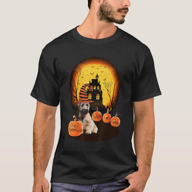 Camiseta Skye Terrier Halloween For Kids Mom Dad Love Dog (Anverso)