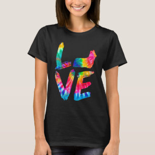 Camiseta Skye Terrier Tie Dye Love Dog Mom