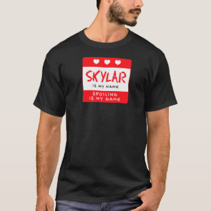 Camiseta Skylar Es Mi Nombre Personalizado Personalizado De
