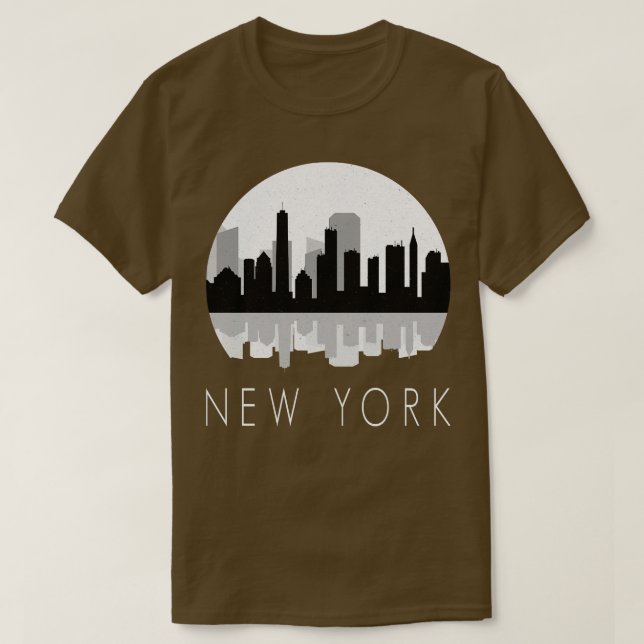 Camiseta Skyline 1 de Nueva York (Diseño del anverso)