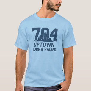 Camiseta Skyline 704 Uptown Charlotte - Reina nacida y cria