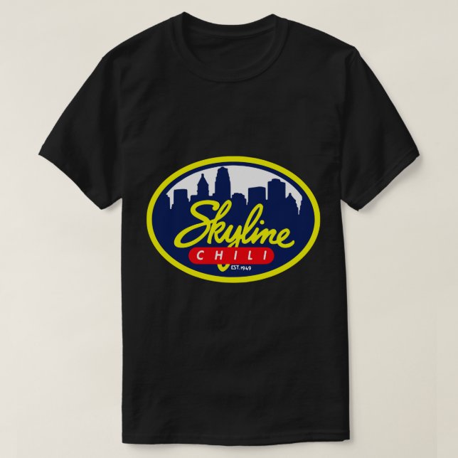 Camiseta Skyline Chili Magnet (Diseño del anverso)