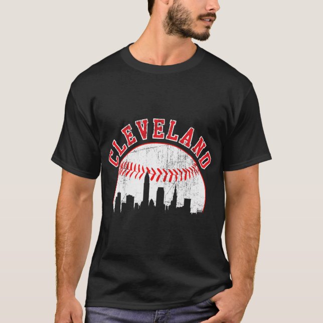 Camiseta Skyline Cleveland Baseball (Anverso)