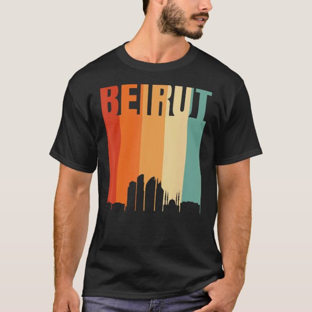 Camiseta Skyline de Beirut (Anverso)