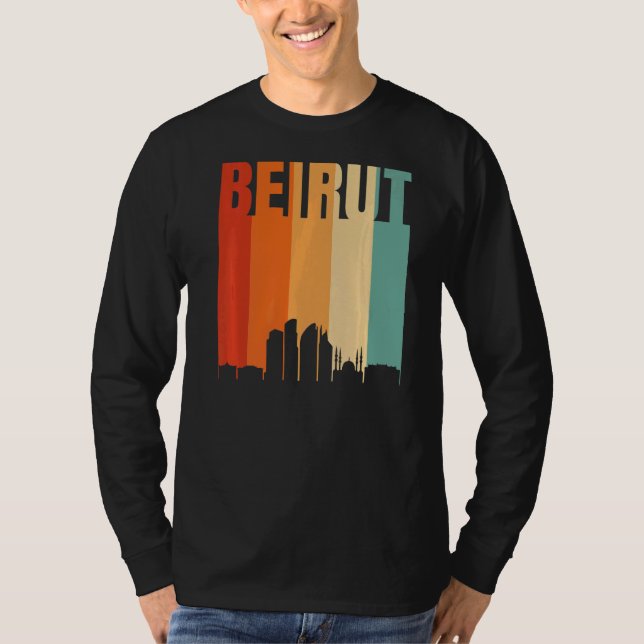 Camiseta Skyline de Beirut (Anverso)