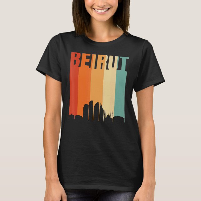 Camiseta Skyline de Beirut (Anverso)