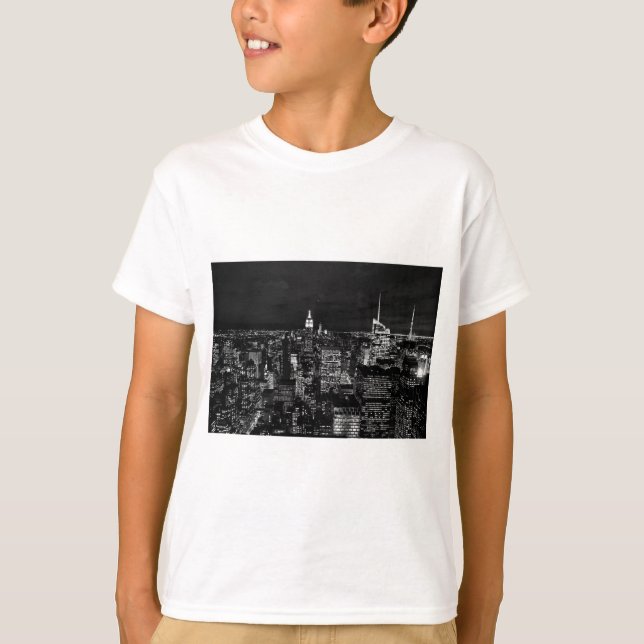 Camiseta Skyline de la ciudad de Nueva York (Anverso)