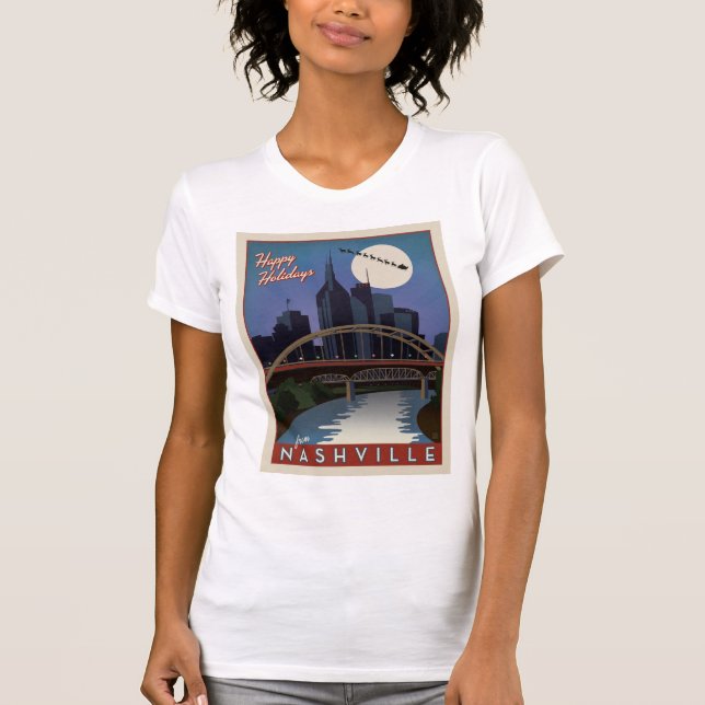 Camiseta Skyline de Nashville (Anverso)