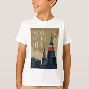 Camiseta Skyline de Nueva York