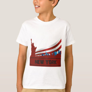 Camiseta Skyline de Nueva York