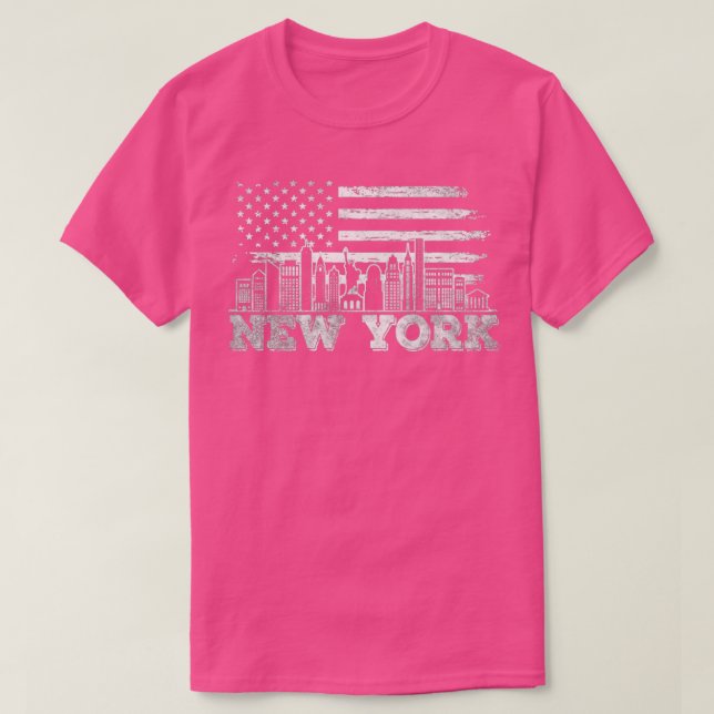 Camiseta Skyline de Nueva York (Diseño del anverso)