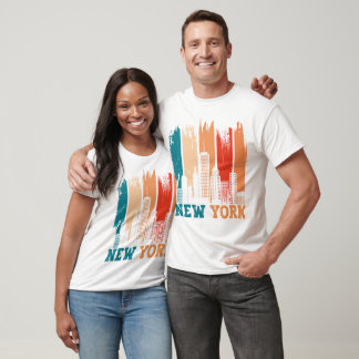 Camiseta Skyline de Nueva York