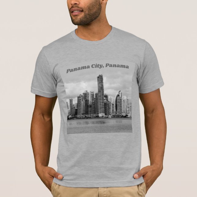Camiseta Skyline de Panamá (Anverso)
