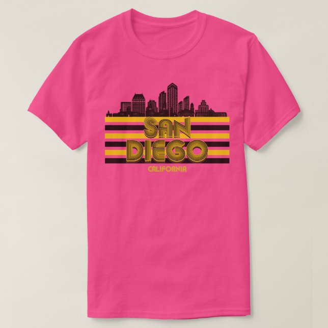 Camiseta Skyline de San Diego (Diseño del anverso)
