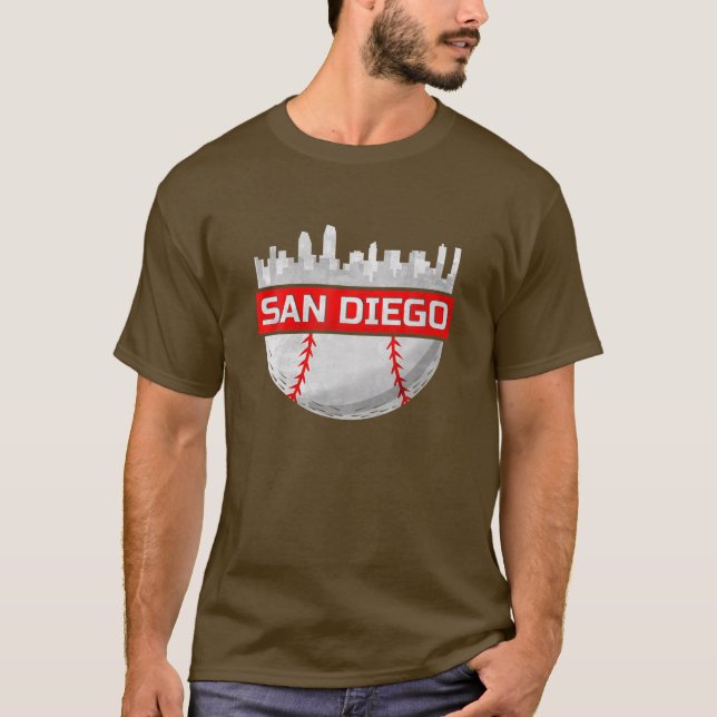 Camiseta Skyline de San Diego (Anverso)