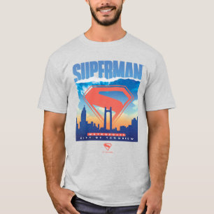 Camiseta Skyline de Superman Metropolis