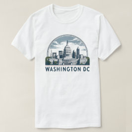 Camiseta Skyline de Washington DC