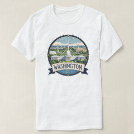 Camiseta Skyline de Washington DC