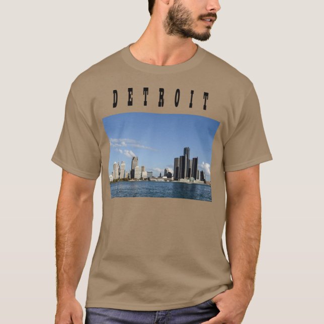 Camiseta Skyline DETROIT (Anverso)