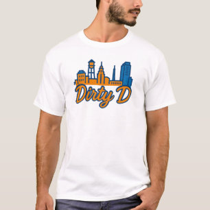 Camiseta Skyline Dirty D Durham - Orgullo urbano