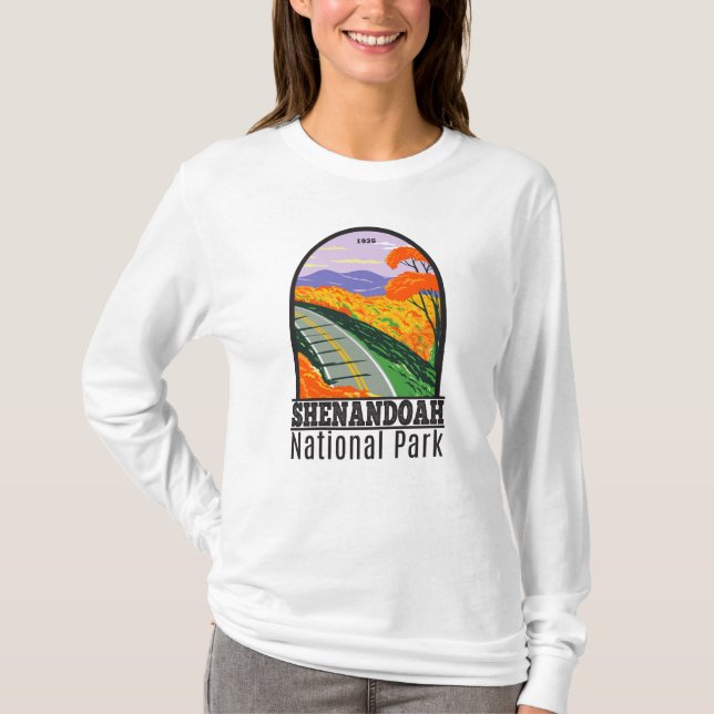Camiseta Skyline Drive Virginia T- (Anverso)