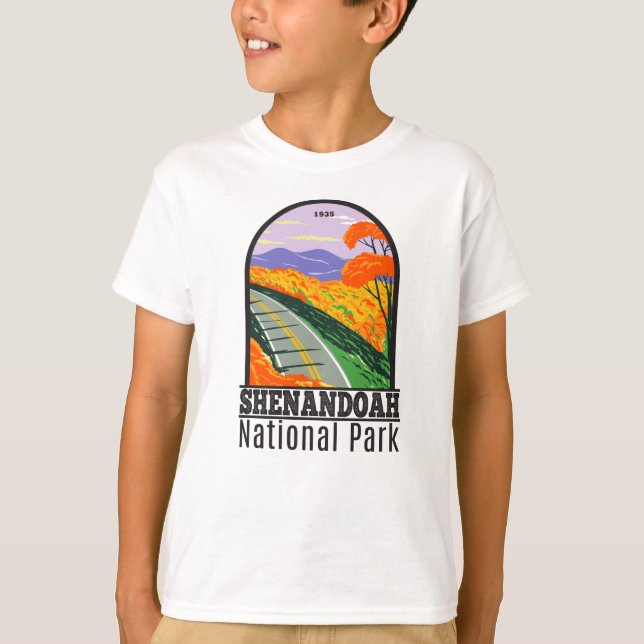 Camiseta Skyline Drive Virginia T- (Anverso)