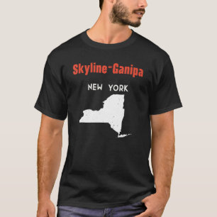 Camiseta Skyline Ganipa New York Estados Unidos Viajes En N