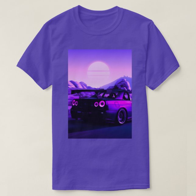 Camiseta Skyline GTR R34 Long (Diseño del anverso)