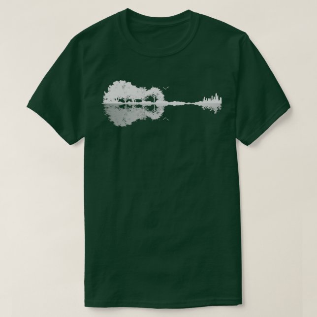 Camiseta Skyline Guitar (Diseño del anverso)