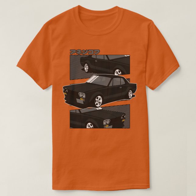 Camiseta skyline nissan 2000 gtr hakosuka (Diseño del anverso)