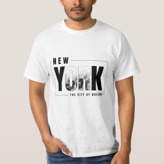 Camiseta Skyline OR T-Shirt de Nueva York - Moda urbana (Anverso)
