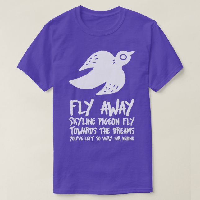Camiseta Skyline Pigeon white Classic TShirt (Diseño del anverso)