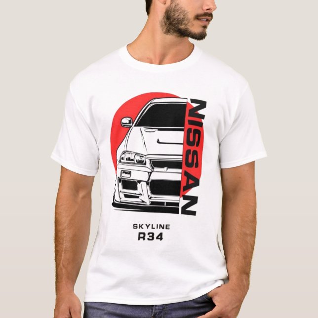 CAMISETA SKYLINE R34 (Anverso)