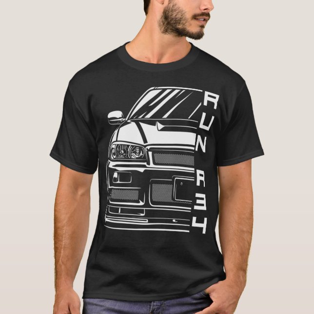 Camiseta Skyline R34 (Anverso)