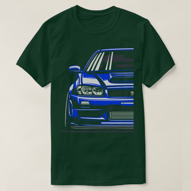 Camiseta Skyline R34 GTR (Diseño del anverso)