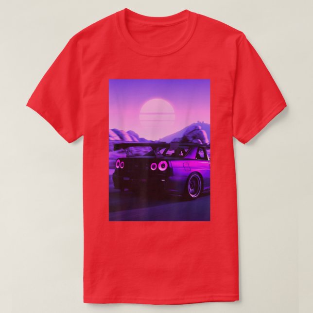 Camiseta Skyline R34 JDM 1041 (Diseño del anverso)