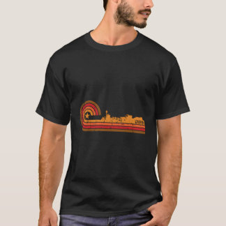 Camiseta Skyline Retro Casper Cityscape Casper Wy