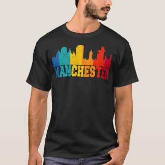 Camiseta Skyline Retro de Manchester