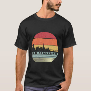 Camiseta Skyline San Francisco Retro