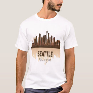 Camiseta Skyline Seattle