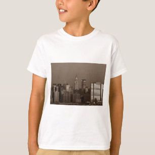 Camiseta Skyline Sepia New York