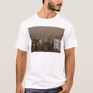 Camiseta Skyline Sepia New York