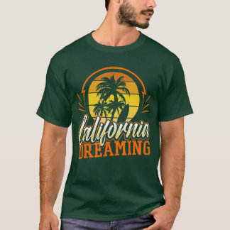 Camiseta Skyline Sur de California Dreaming Vintage Retro 7