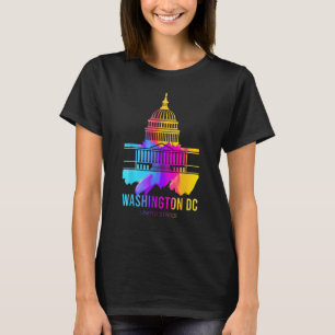 Camiseta Skyline Watercolor Souvenirs US Capi en Washington