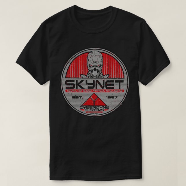 Camiseta Skynet (Diseño del anverso)