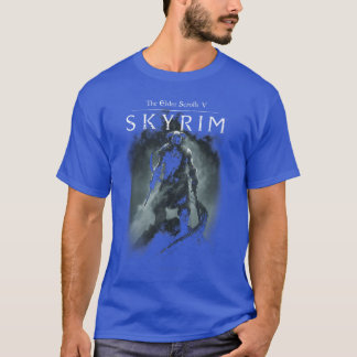 Camiseta Skyrim Dragonborn en Silueta Video Gameankop re